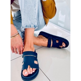 Pantuflas Mujer Azul Tawny 1 Pantuflas Mujer Azul Tawny 1