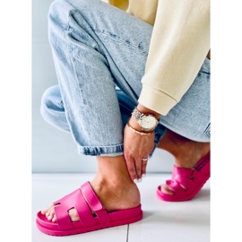 Pantuflas de mujer Tawny Peach rosado 1