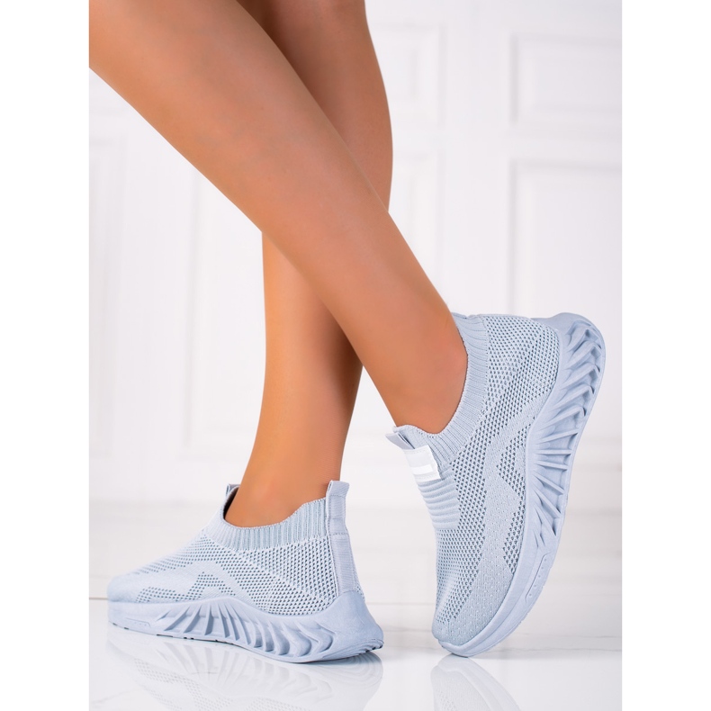 SHELOVET Calzado deportivo sin cordones gris 1