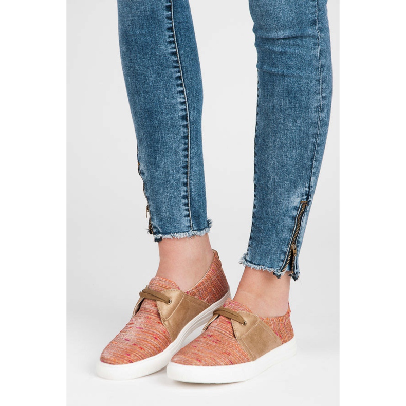 Kylie Deportivas Con Estampado Étnico naranja 1 Kylie Deportivas Con Estampado Étnico naranja 1