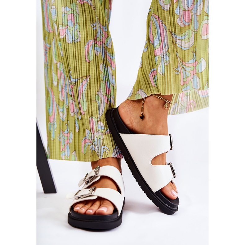 PJ1 Pantuflas Clásicas Mujer Blancas Weston blanco 2 PJ1 Pantuflas Clásicas Mujer Blancas Weston blanco 2