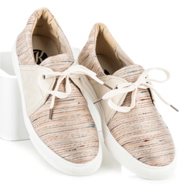 Kylie Deportivas con estampado étnico marrón 2