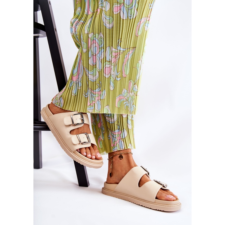 PJ1 Zapatillas clásicas de mujer en beige Weston 1