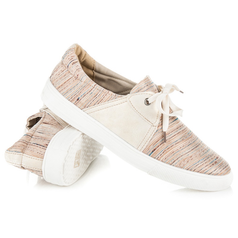 Kylie Deportivas con estampado étnico marrón 1