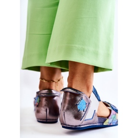 Sandalias De Cuero Con Canalé Maciejka 03375 Azul 1 Sandalias De Cuero Con Canalé Maciejka 03375 Azul 1