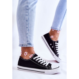 PJ1 Zapatillas Clásicas Mujer Atadas Negras Be Mine negro 6