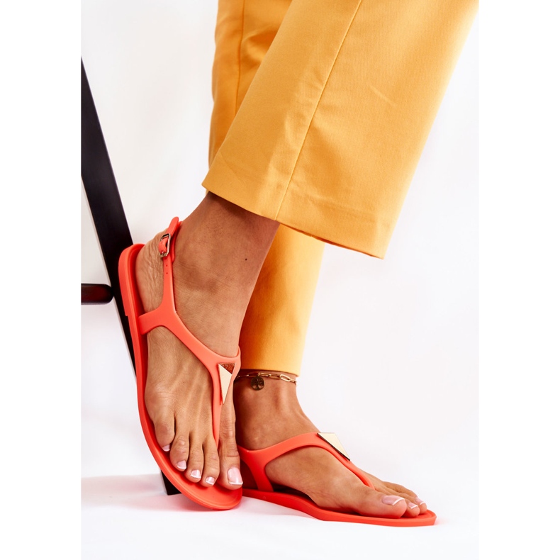 PH1 Sandalias Mujer Naranja Neón Tormenta 1