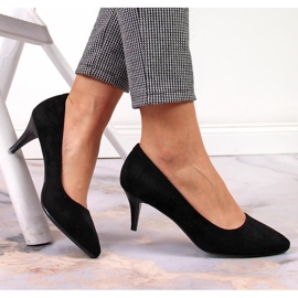 Zapatos de tacón en ante negro de Sergio Leone 4
