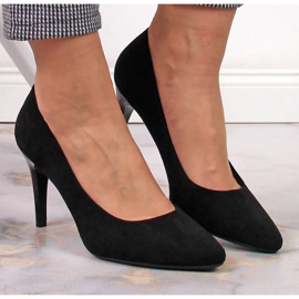 Salón stiletto ante negro Sergio Leone 6