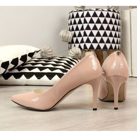 Zapatos de salón con tacón de aguja rosa polvo W Juma rosado 6