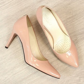 Zapatos de salón con tacón de aguja rosa polvo W Juma rosado 8