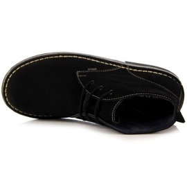 Botas hombre M Gregor piel negra negro 5