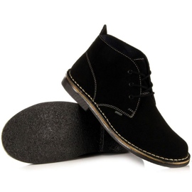Botas hombre M Gregor piel negra negro 6