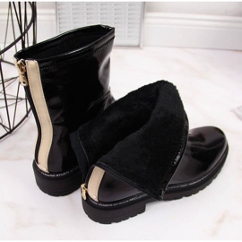BM Botas mujer charol negro lacado W S. Barski 4