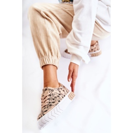 PS1 Sneakers Mujer Sport Shoes W Estampado Beige Anverso 6