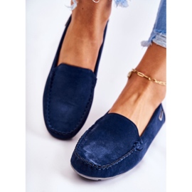 PH1 Mocasines Mujer Ante Azul Marino Millare 4