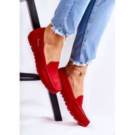 PH1 Mocasines Mujer Ante Millare Rojo 6