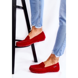 PH1 Mocasines Mujer Ante Millare Rojo 4