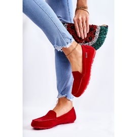 PH1 Mocasines Mujer Ante Millare Rojo 7