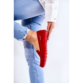PH1 Mocasines Mujer Ante Millare Rojo 9