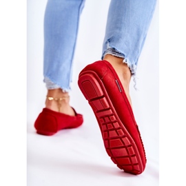 PH1 Mocasines Mujer Ante Millare Rojo 3