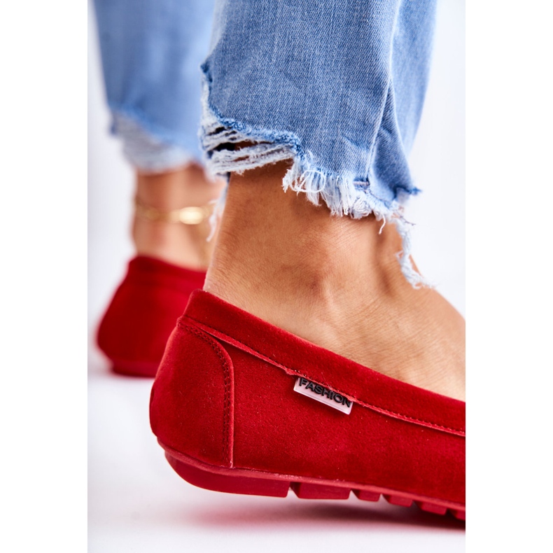 PH1 Mocasines Mujer Ante Millare Rojo 2
