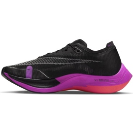Nike ZoomX Vaporfly Next% 2 M CU4111-002 zapatillas de running negro púrpura 1