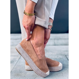 Alpargatas de mujer Callie Camel marrón 3