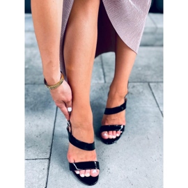 Sandalias de tacón alto Amanda Black negro 3