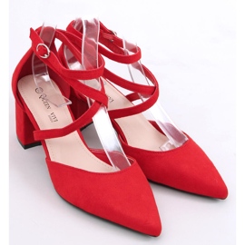 Sandra rojo tacones altos 1