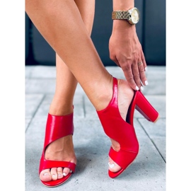 Sandalias tacón rojo Jessica 1