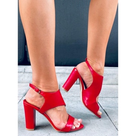 Sandalias tacón rojo Jessica 3