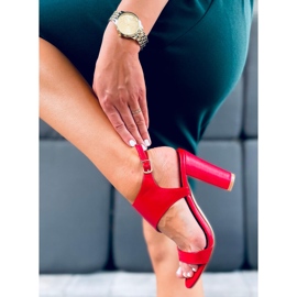 Sandalias tacón rojo Jessica 5