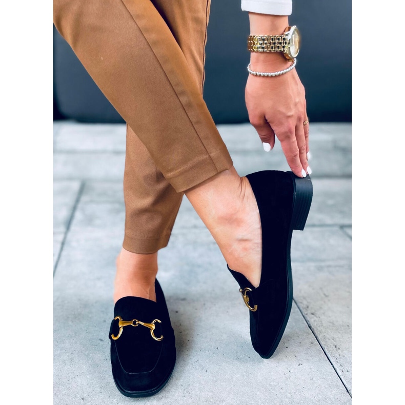 Mocasines mujer Linda Negro 1