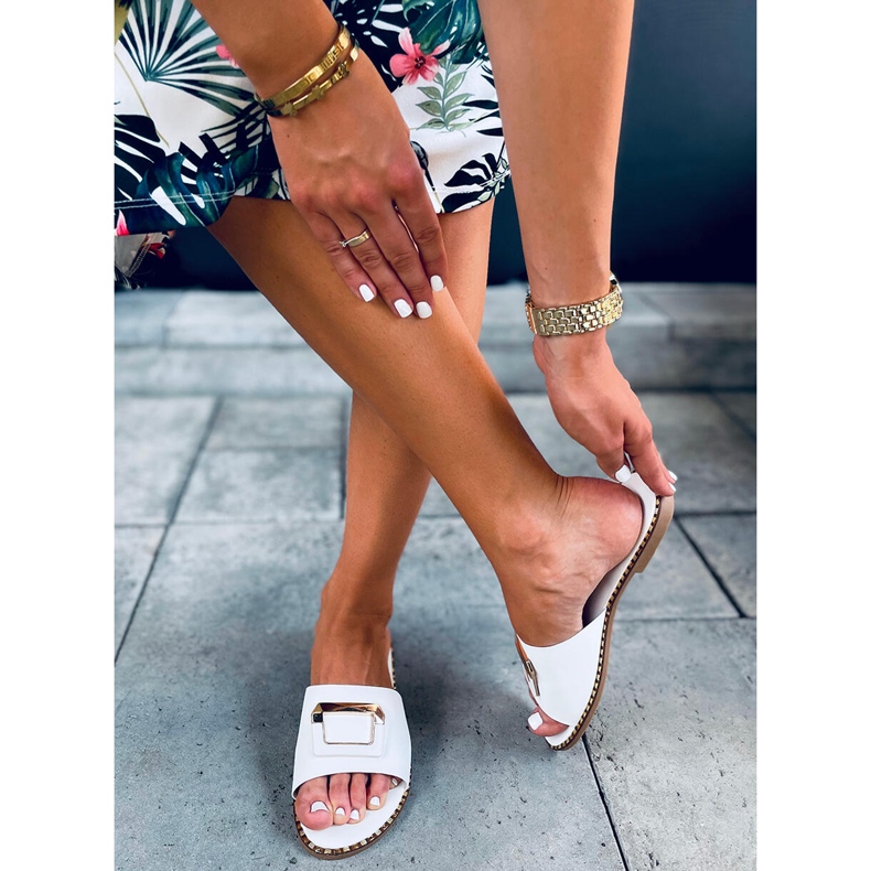 Sandalias mujer Linn White blanco 2