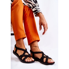 PS1 Sandalias trenzadas Marell de mujer negras negro 3