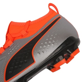Botas de fútbol Puma Uno 3 Lth Hg M 104746 01 plata plata 5