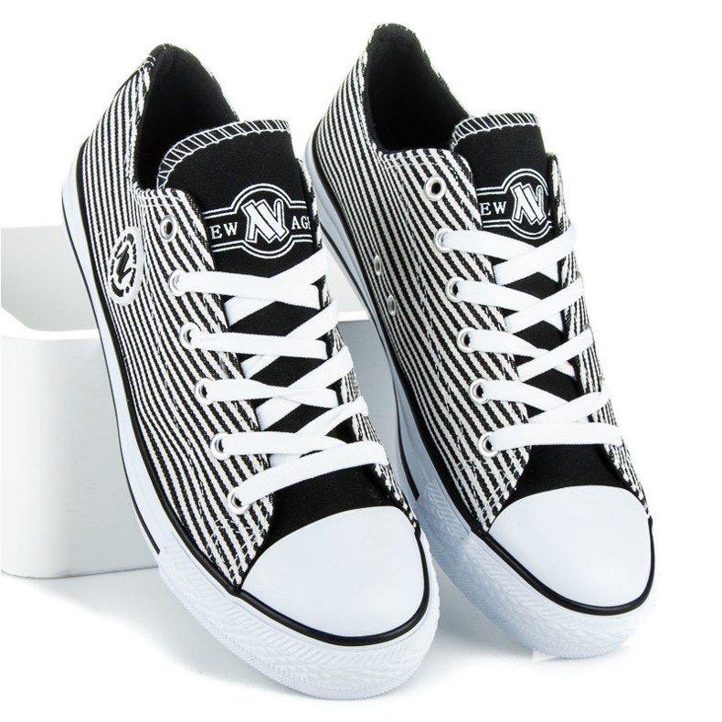Zapatillas New Age blanco negro 1