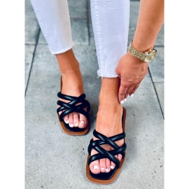 Pantuflas mujer Zola Negras negro 2 Pantuflas mujer Zola Negras negro 2