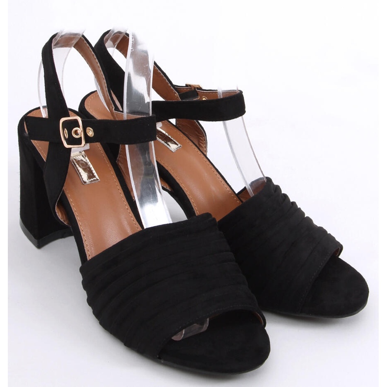 Sandalias negras de tacón Marika negro 1 Sandalias negras de tacón Marika negro 1