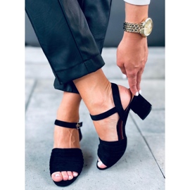 Sandalias negras de tacón Marika negro 2 Sandalias negras de tacón Marika negro 2