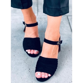 Sandalias negras de tacón Marika negro 5