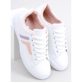 BM Zapatillas de mujer Avery Pink blanco violeta rosado 1