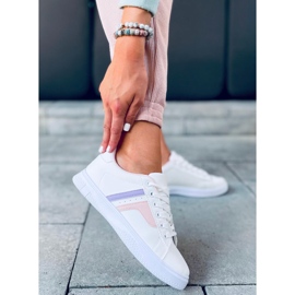 BM Zapatillas de mujer Avery Pink blanco violeta rosado 3