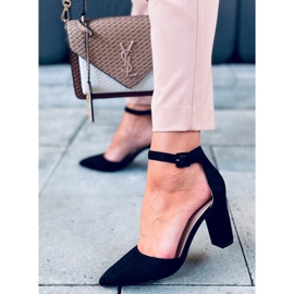 Bombas en el puesto de Lauren Black negro 4