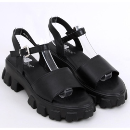 Sandalias con suela gruesa Saint Black negro 3
