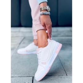 Zapatillas de mujer Evans Rosa blanco 2