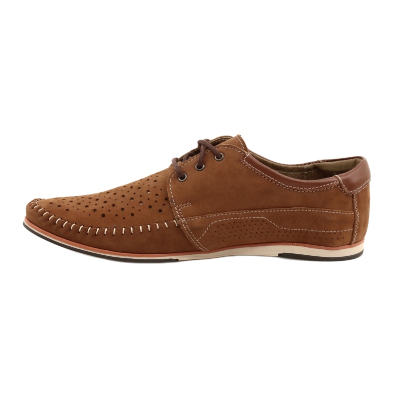 KOMODO Zapatos de hombre mocasines 875 verano camel marrón 4