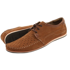 KOMODO Zapatos de hombre mocasines 875 verano camel multicolor 11