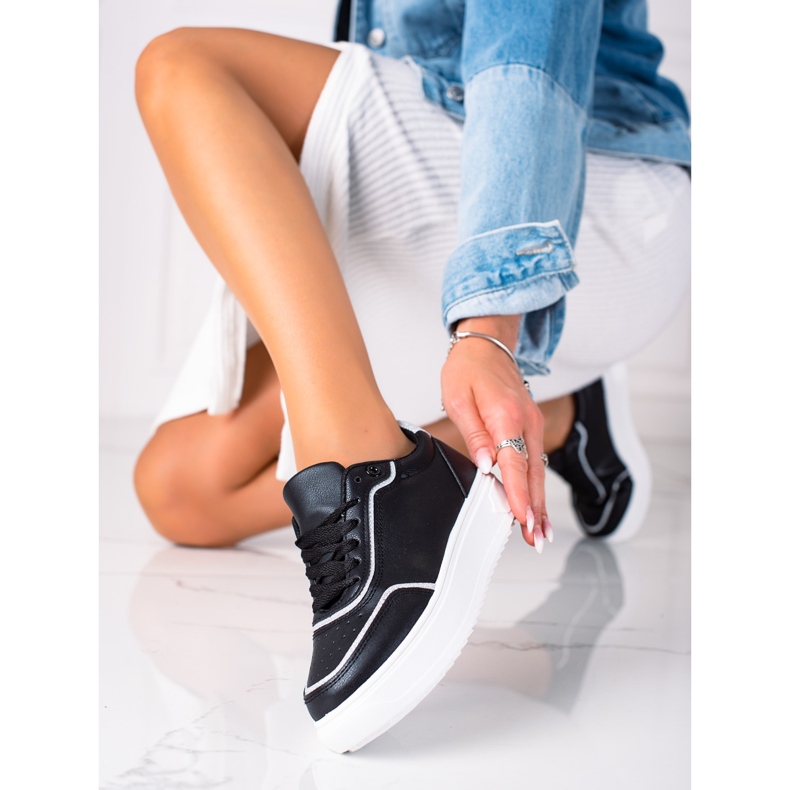 SHELOVET Zapatos deportivos negros 1